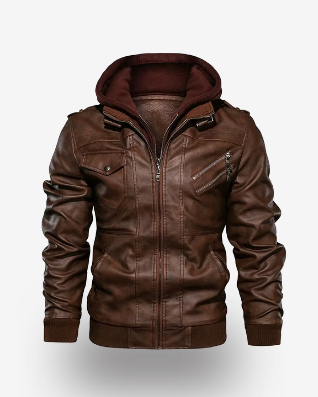 Men's Leather Jacket - Vanda